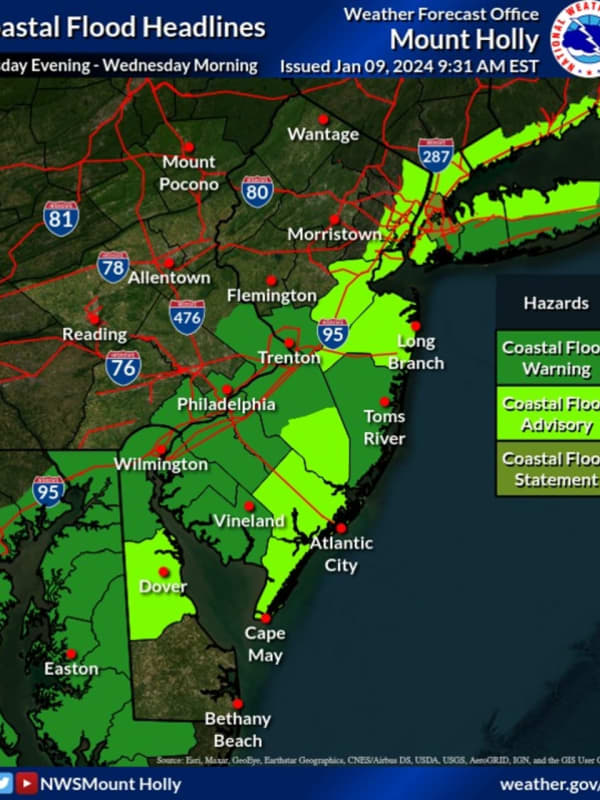 Thousands Without Power As Storm Intensifies In NJ