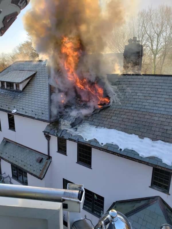 Fire Causes Serious Damage To Seven-Bedroom Home In Westchester