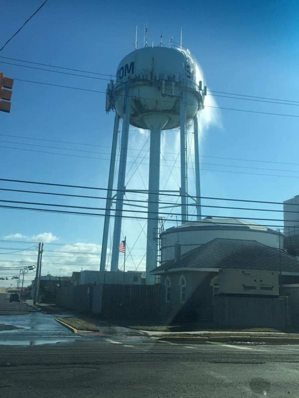 How Cold Was It? An LBI Water Tower Sprung A Leak
