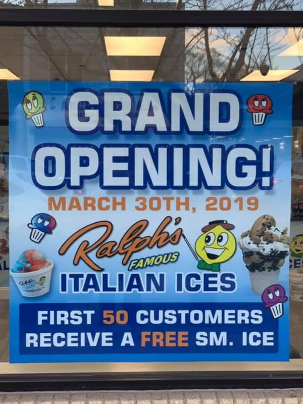 Grand Opening Set For New Ralph's  Italian Ices & Ice Cream Shop In Mamaroneck