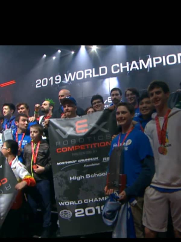 Millburn High Robotics Team Wins World Championship