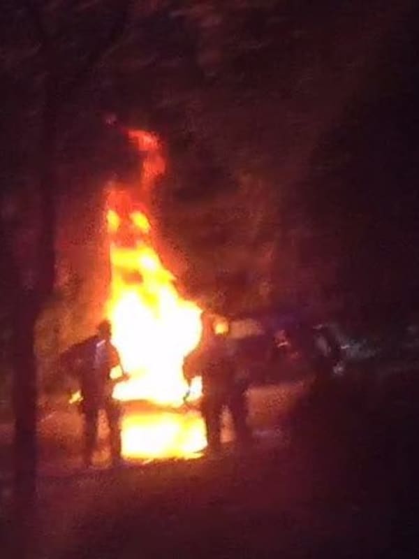 Good Samaritans Drag Injured Man From Burning Car In Milford