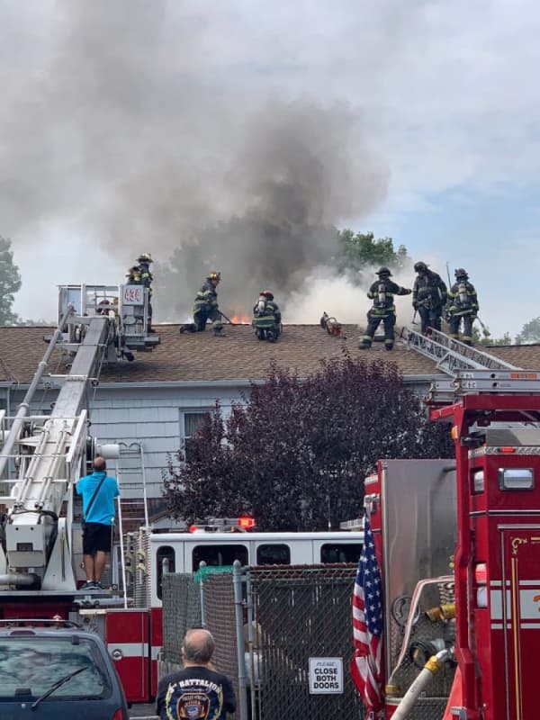 Four-Alarm Condo Fire Breaks Out In Valley Stream