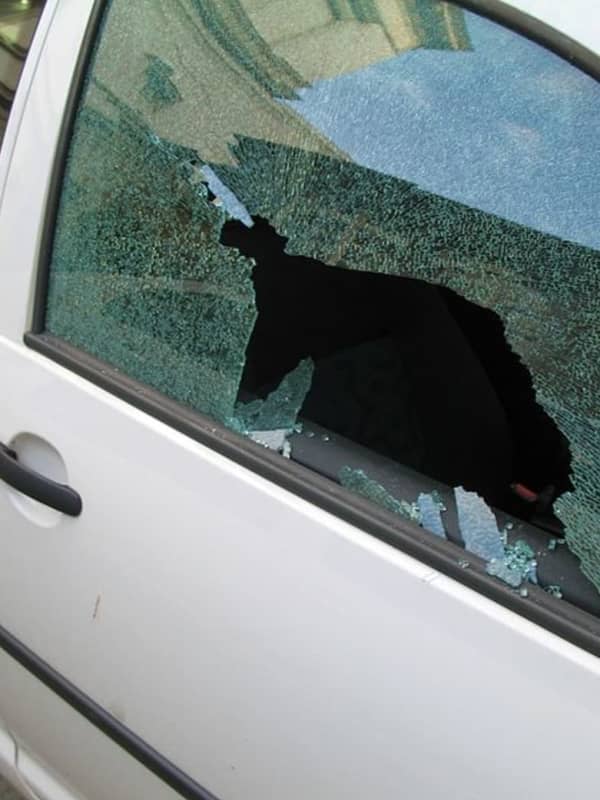 16 Windows Smashed, Car Stolen At Two Locations In Stamford