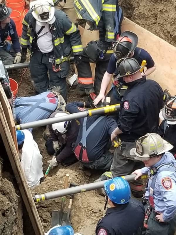 Two Workers Rescued After Trench Collapses In Dutchess