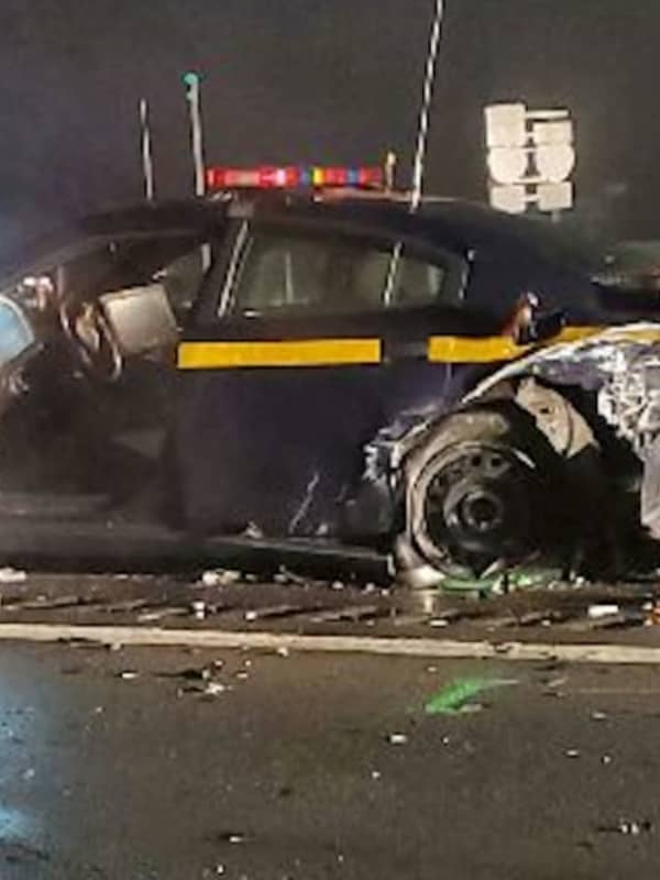Trooper Injured After Vehicle Rear-Ended During Route 17 Traffic Stop