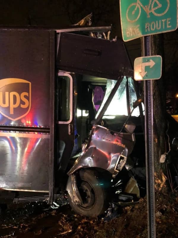 Teaneck PD: Drunk UPS Driver Crashes, Flees, Leaving Injured Woman Behind