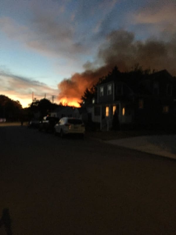 Photos: Massive Marsh Fire Causes Delays On Metro-North Trains In Fairfield County