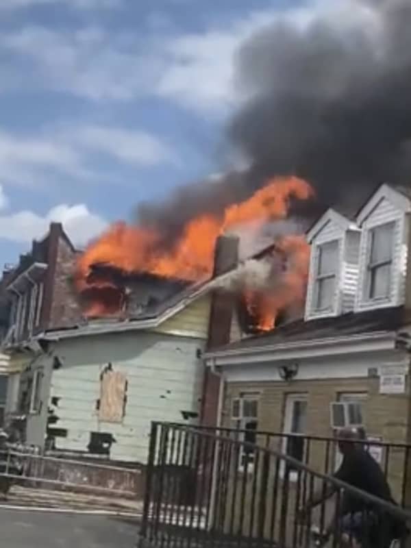 Massive House Fire Reported In Baltimore, Shutting Down Roads (DEVELOPING)