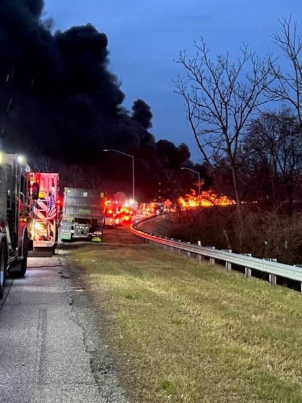 Here's What We Know About The I-795 Tanker Truck Crash, Fire In Pikesville