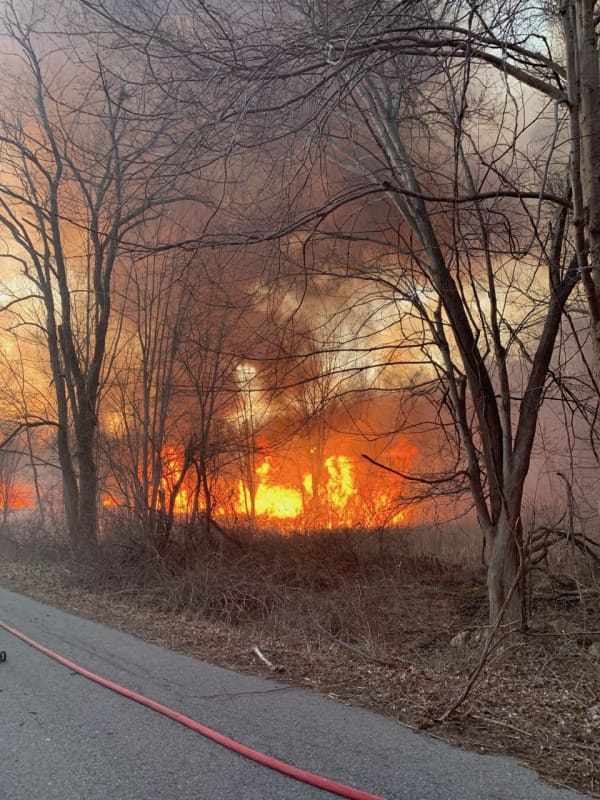 Enormous Brush Fire Breaks Out Over 12 Acres In Westchester