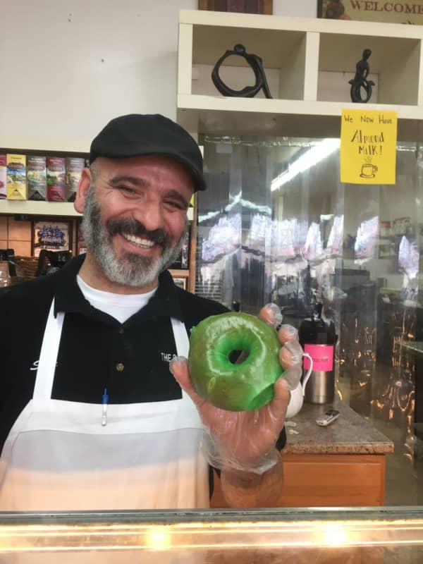 VOTE: Can You Guess How Many Green Bagels This Hackensack  Shop Will Sell?