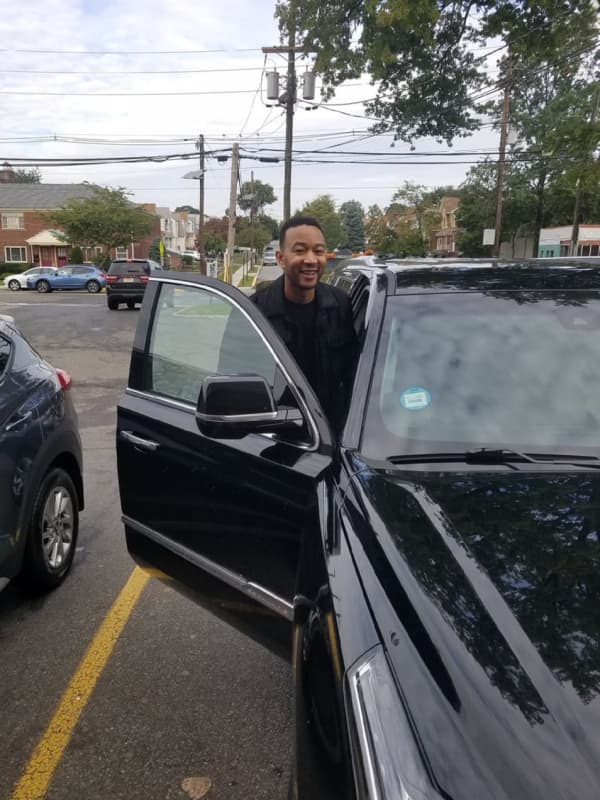 John Legend Stops At North Jersey 7-Eleven, Donates To Fire Department