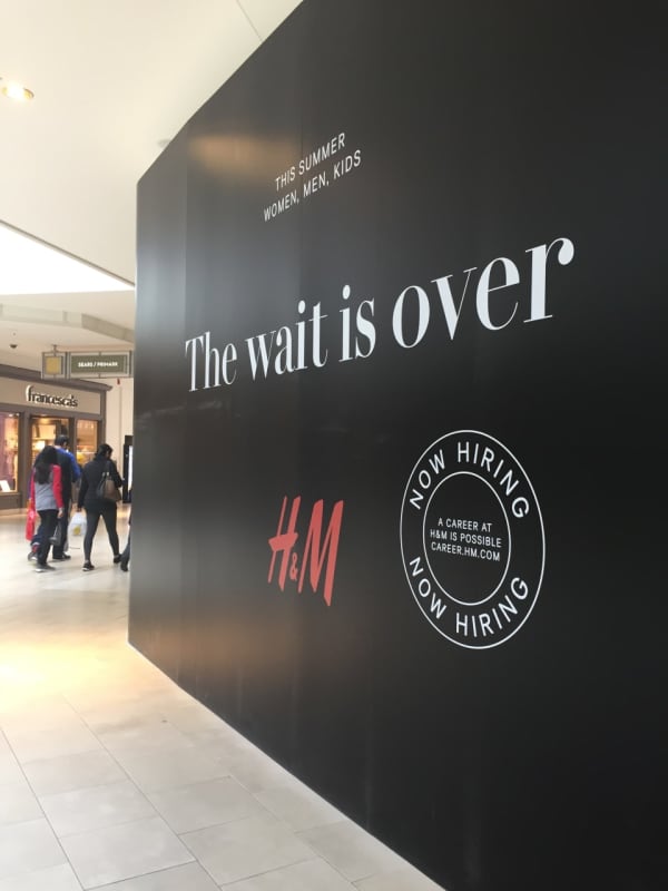 H&M Opening Store At Danbury Fair Mall
