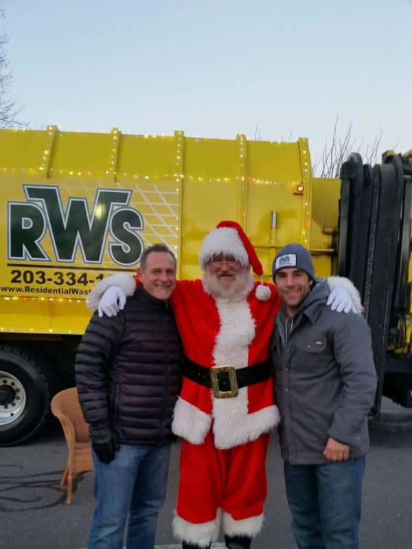 RWS Fills Its Bins With Toys For Tots Donations At Trumbull's Town Hall