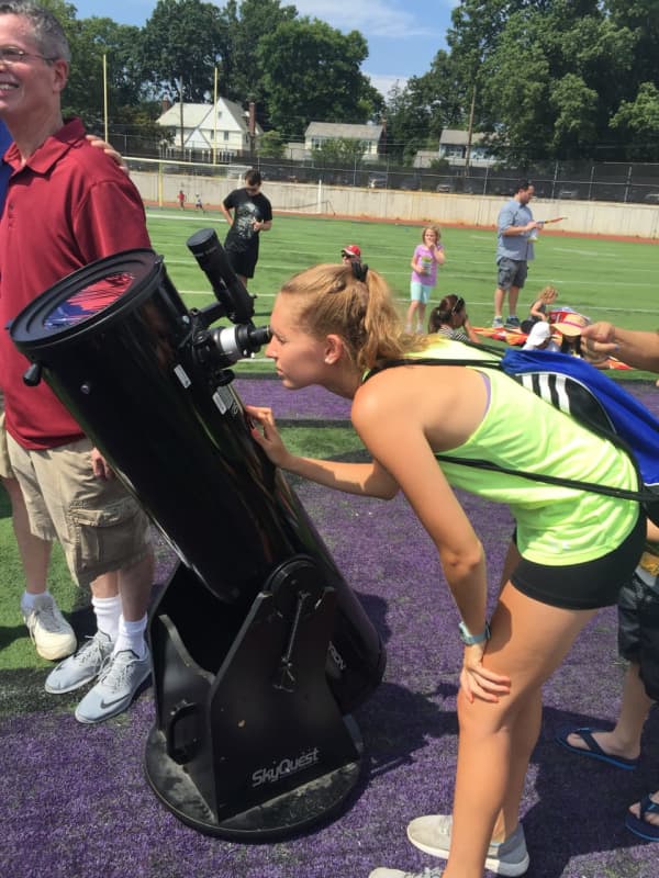 Westchester Residents Gather For Prime Solar Eclipse Viewing