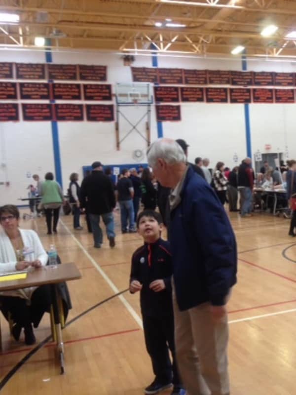 Steady Stream Of Voters Turns Out — With Kids In Tow — At Polls In Danbury