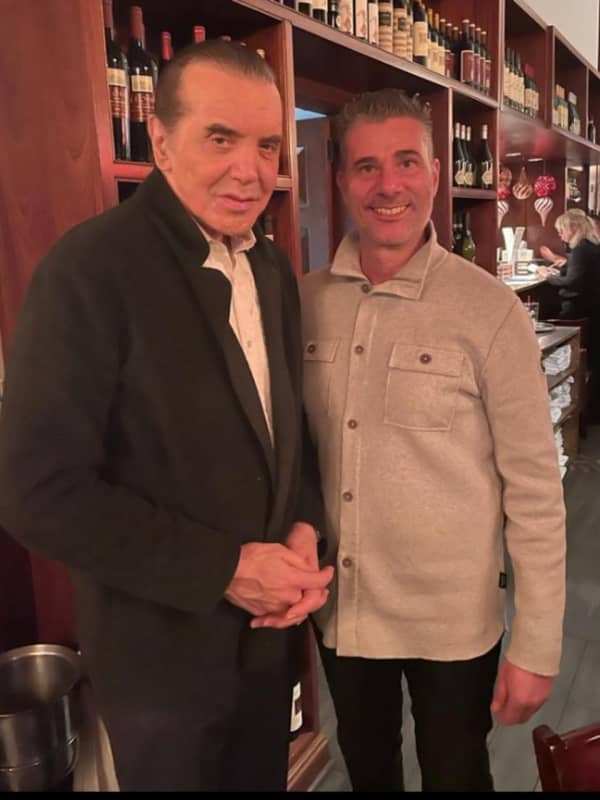Actor Chazz Palminteri Dines At Westchester Restaurant On Christmas Eve
