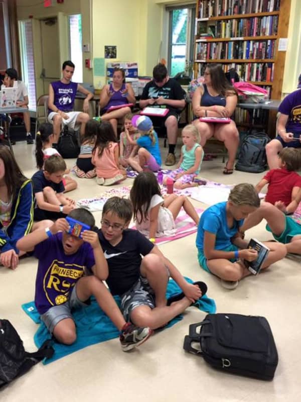 Rhinebeck Rec Camp Visits Starr Library