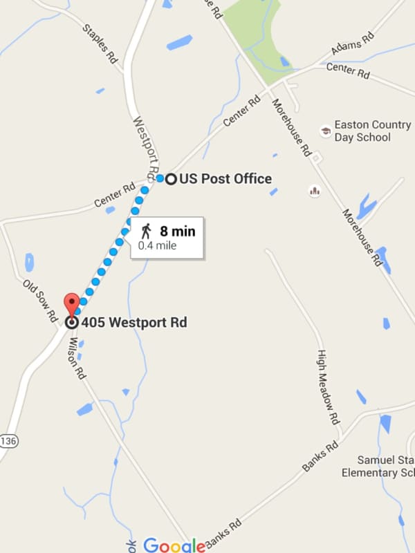 Route 136, Buck Hill Road Closed In Easton Due To Downed Power Lines