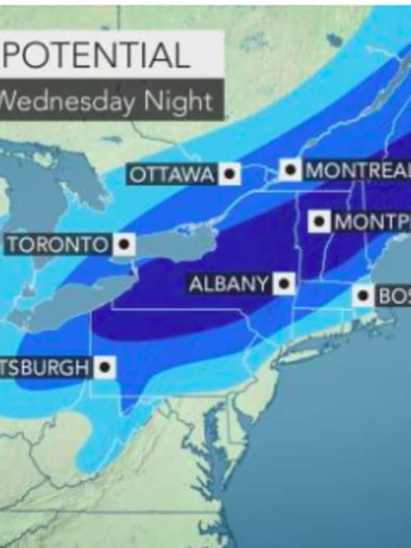 Snowfall Projections Updated As Storm Nears Westchester