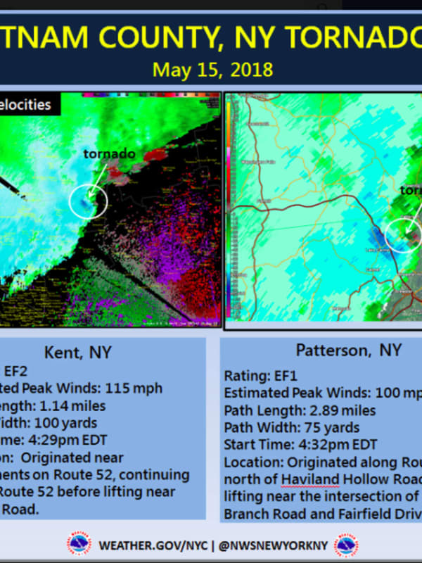 Two Tornadoes Confirmed Near Fairfield County Border In NY During Storm