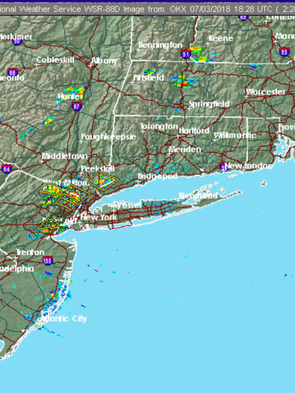 Severe Thunderstorm Watch In Effect For Westchester