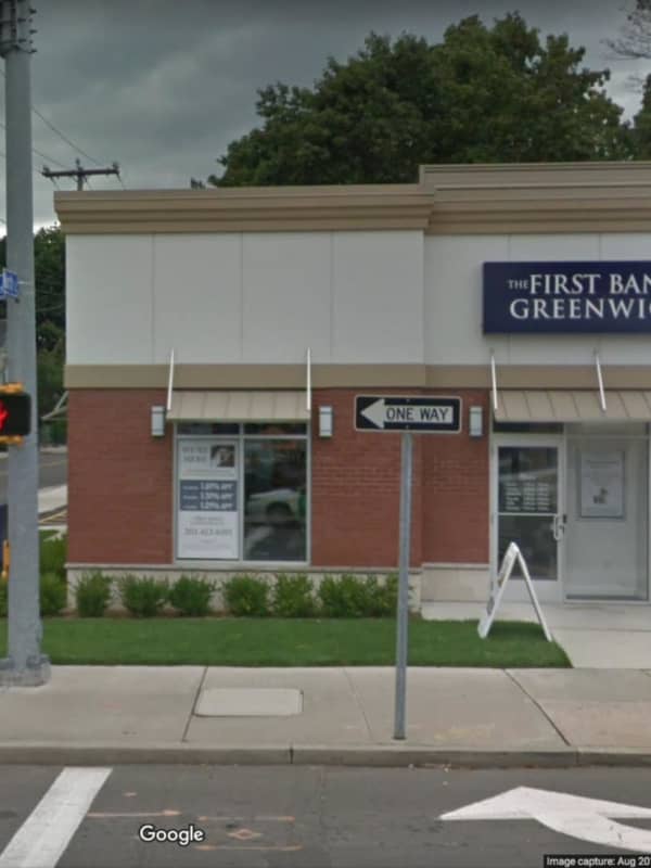 Suspect Caught Within Minutes After Robbing First Bank Of Greenwich
