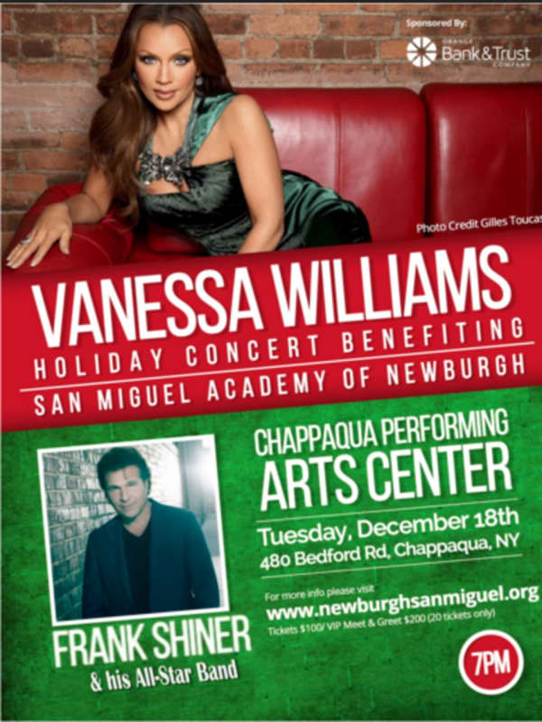 Chappaqua's Vanessa Williams Headlines Holiday Benefit Concert