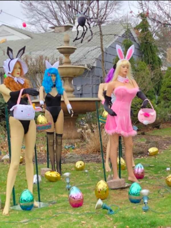 Clifton Dentist's Playboy Bunny Easter Display Is Major Turn Off For Some