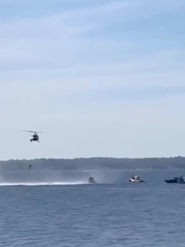 Video: Trapped Woman, Six Others Rescued From Capsized Boat On Long Island Sound