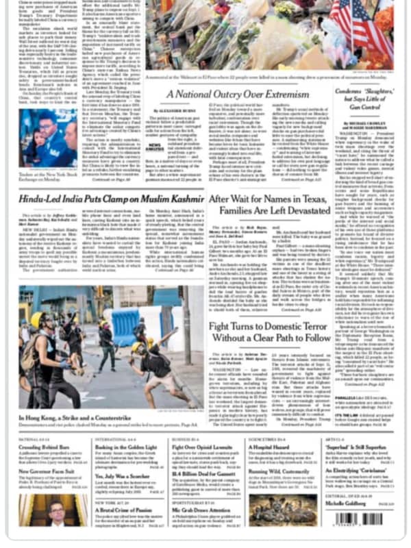 Ocasio-Cortez, Gillibrand Slam NY Times Headline On Trump's White House Address On Racism