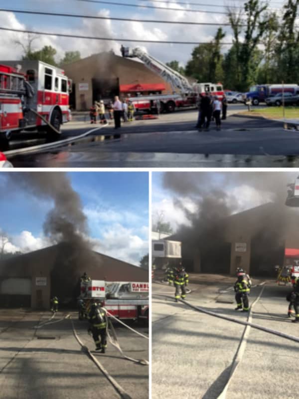 Photos: Fire Breaks Out At Business In Danbury