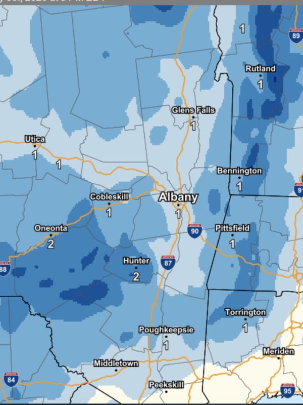 Here Are Latest Projected Snowfall Amounts For Rare Out-Of-Season Storm