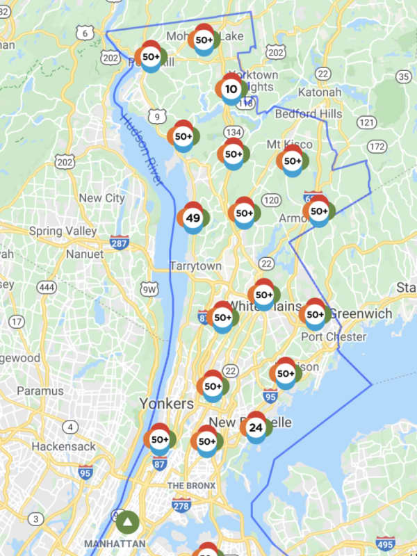 Isaias New Power Outage Update: These Westchester Communities Are Most Affected