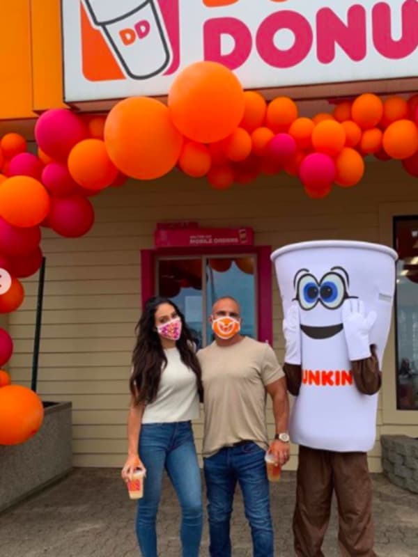 'RHONJ' Couple Welcomes Guests At Jersey Shore Dunkin' Donuts