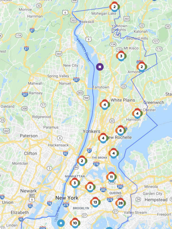 Here Are Westchester Communities Hit Hardest By Power Outages As Strong Storm Sweeps Through