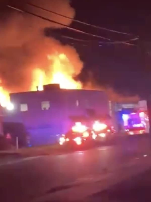 Massive Seven-Alarm Fire Breaks Out At Long Island Commercial Building