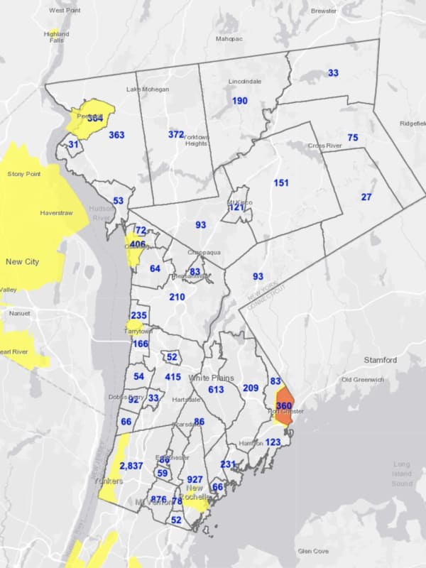 COVID-19: Westchester Sees Decrease In Cases For Third Straight Day; Rundown By Municipality