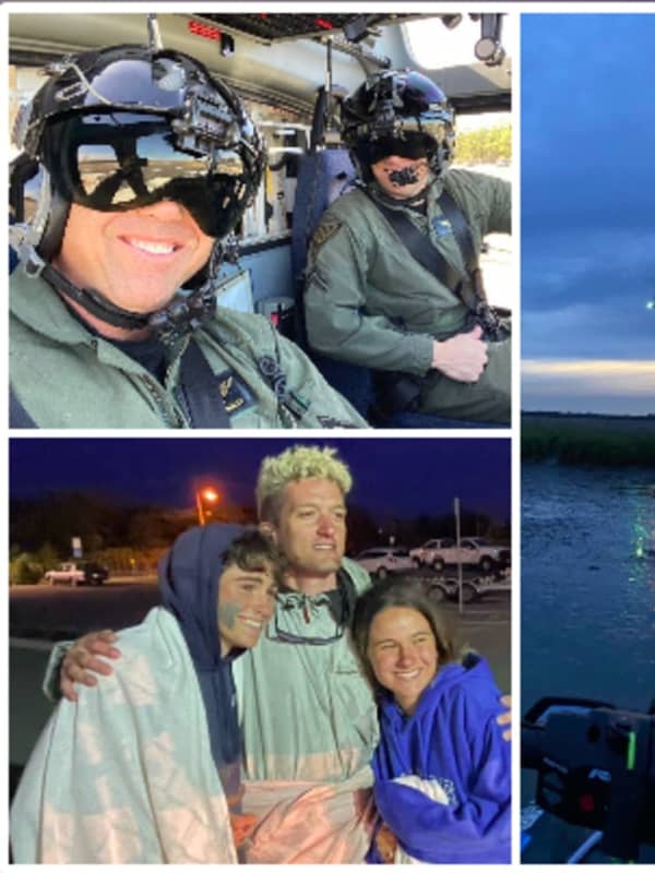 Stranded Jersey Shore Jet Skiers Rescued By NJSP Copter, US Coast Guard