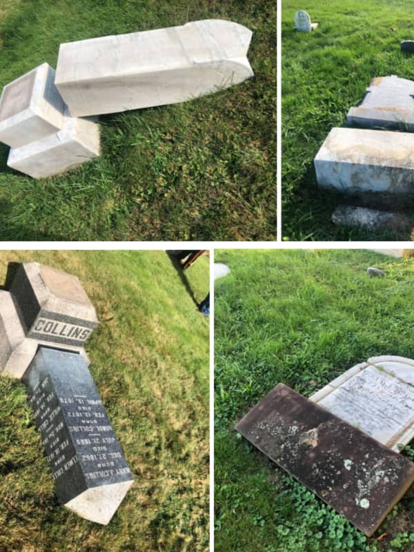 Historic North Jersey Cemetery ‘Brutally’ Vandalized [PHOTOS]