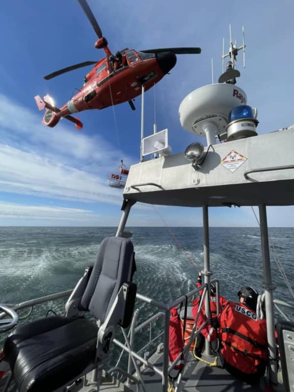 US Coast Guard Rescues Fisherman Off Jersey Shore