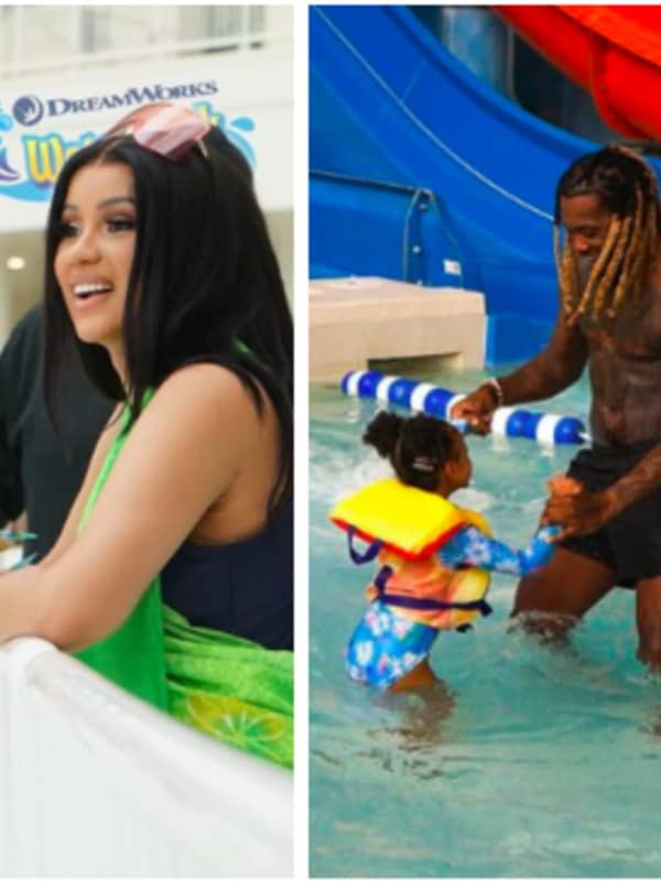 Cardi B, Offset Spotted At American Dream Mall's Water Park