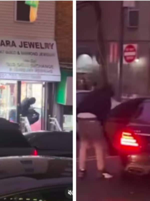 Violent Jersey City Jewelry Store Smash-And-Grab Caught On Video