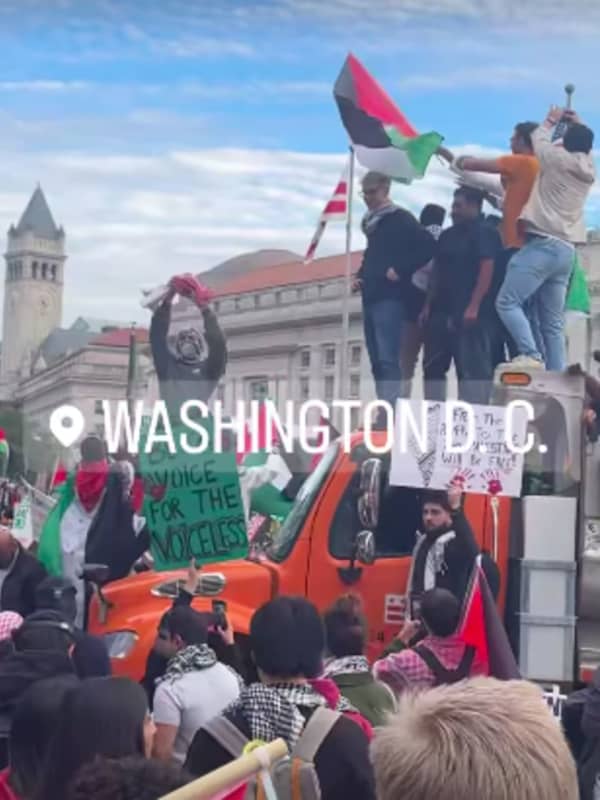 Thousands Of Pro-Palestinian Marchers Call For Ceasefire Outside White House (VIDEOS)