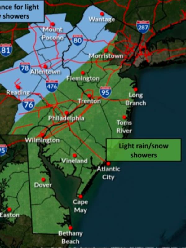 Snow Flurries Fall Across North Jersey: What To Expect, Timing