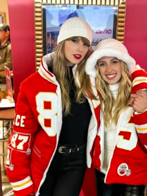 'Honor Of A Lifetime:' Taylor Swift, Brittany Mahomes' Wild Card Jackets Made By Towson Grad
