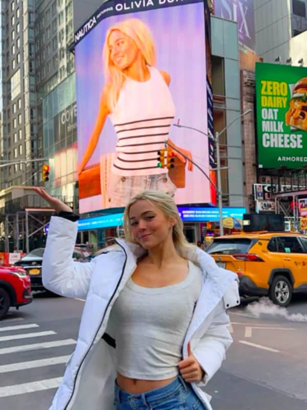 NJ's Livvy Dunne Gets Times Square Billboard
