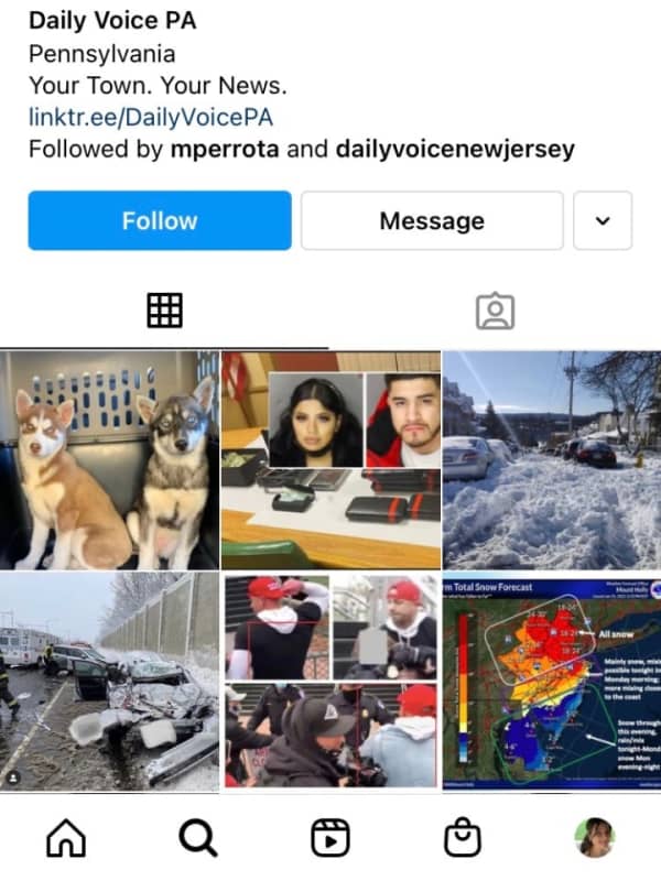 Need More News? Follow Daily Voice Pennsylvania On Instagram