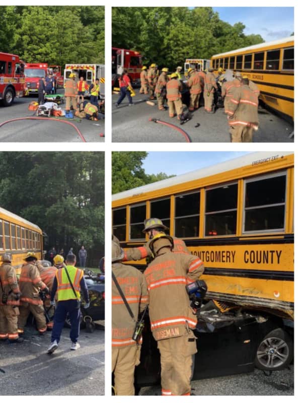 Two Children Critically Injured In MD School Bus Crash (DEVELOPING)